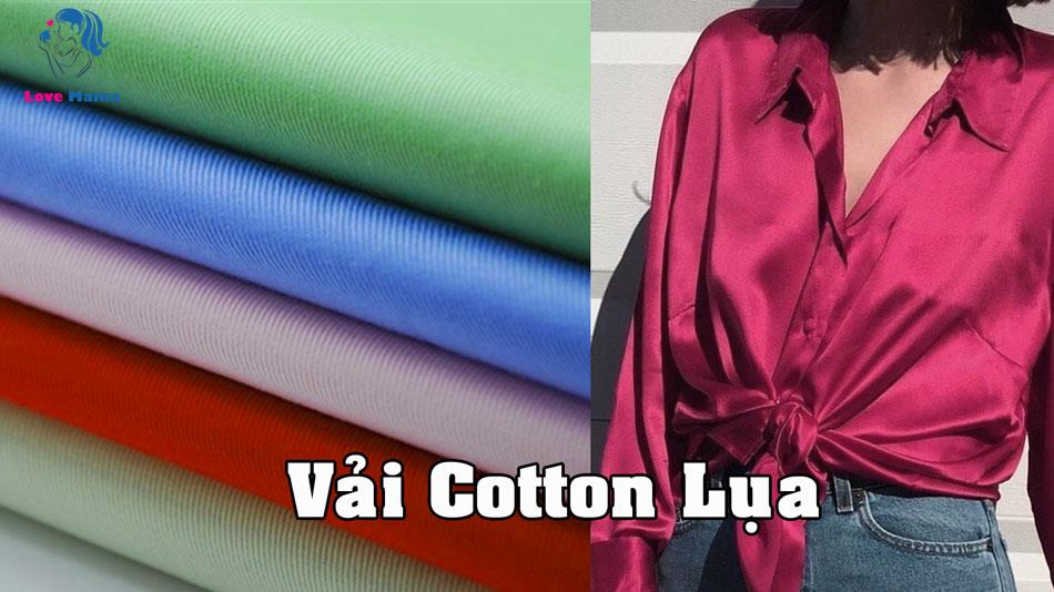 Vải Cotton Lụa là gì