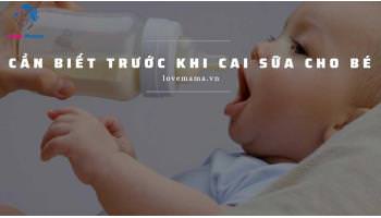 13 Điều cần biết để chuẩn bị trước khi cai sữa cho bé