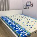 Drap nệm giường chống thấm cotton 1m2 1m4 1m6m 1m8 2m2 hình trái tim 130x130