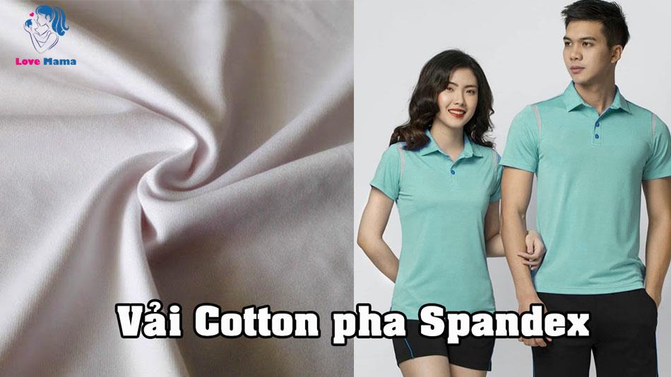 Vải Cotton pha Spandex là gì?
