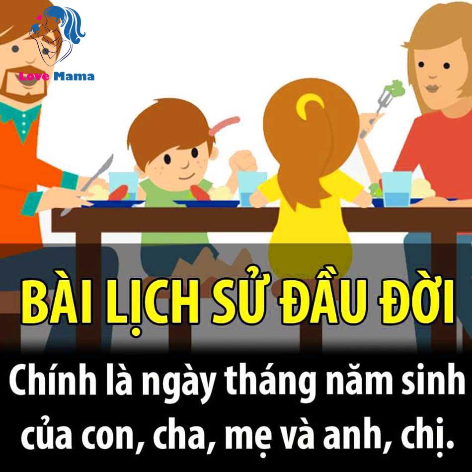 Nhớ ngày tháng năm sinh của bố mẹ